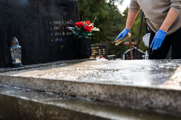 How to clean & maintain a headstone or grave marker - Markers & Headstones