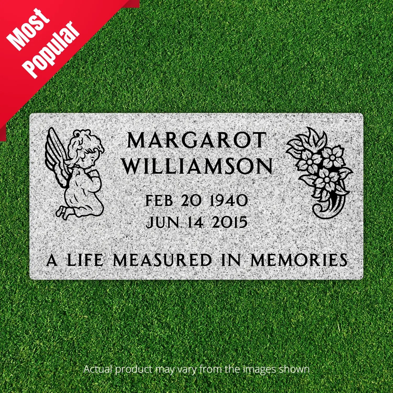 flat-headstone-marker-with